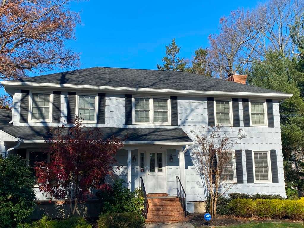 Completed roof replacement on a home in Cold Spring's historic district