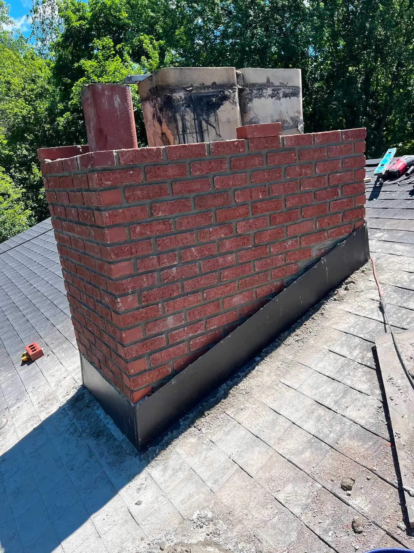 Chimney repointing and repair, Beacon, NY