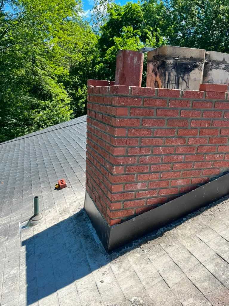 After: Chimney rebuild in Yorktown Heights, NY
